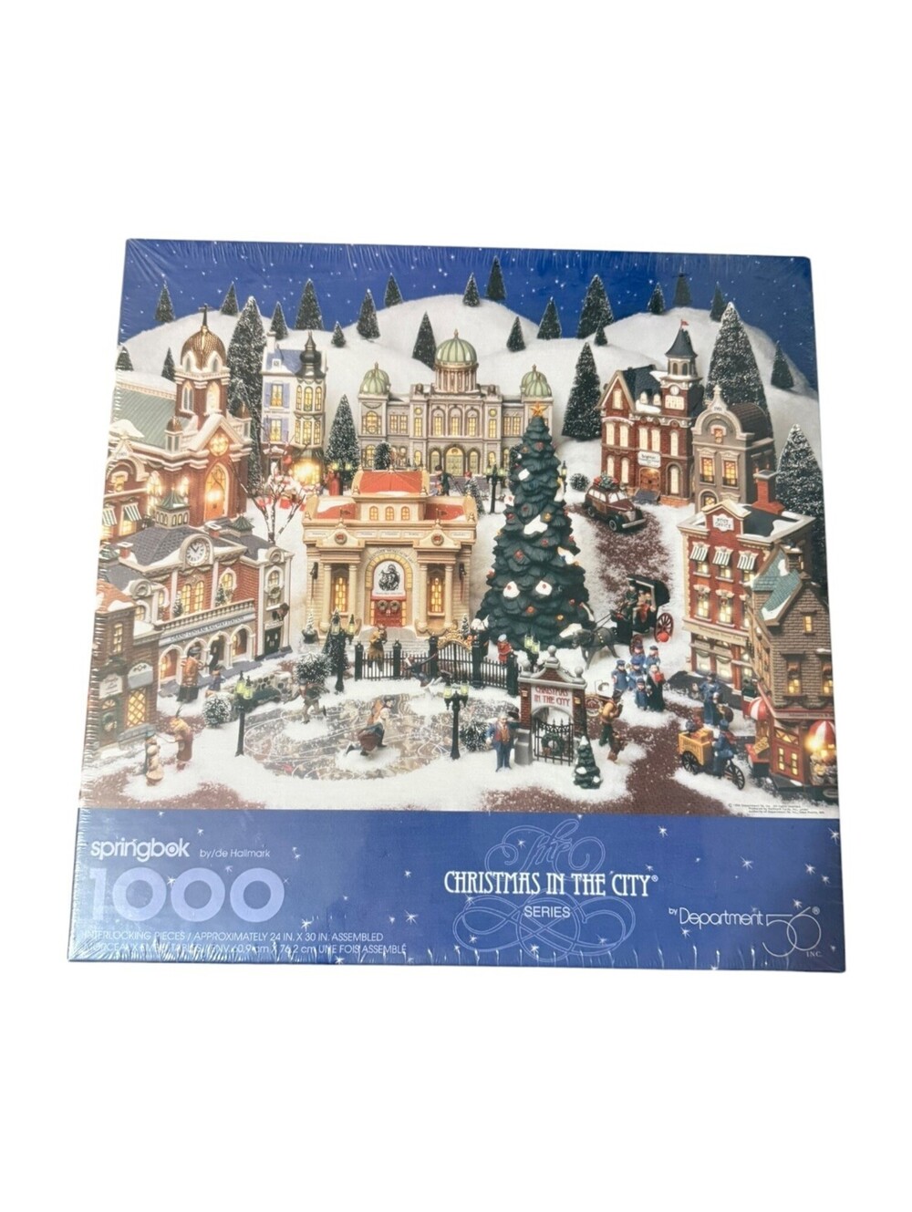 Springbok Christmas Dept 56 Chrsitmas in the City 1000 Piece Jigsaw Puzzle 24/30